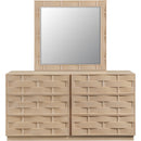 Meridian Weave Natural Mirror IMAGE 4