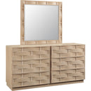 Meridian Weave Natural Mirror IMAGE 5