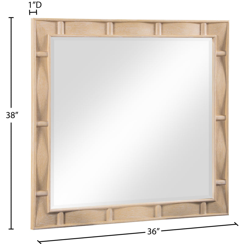 Meridian Weave Natural Mirror IMAGE 6