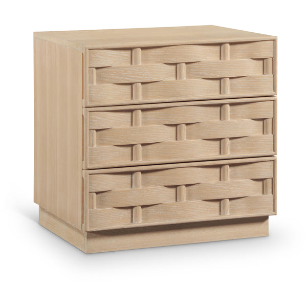 Meridian Weave Natural Night Stand IMAGE 1