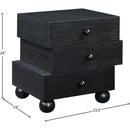Meridian Askew Black Night Stand IMAGE 10