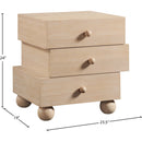 Meridian Askew Natural Night Stand IMAGE 10