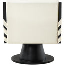 Meridian Millwin Cream Vegan Leather Swivel Accent Chair IMAGE 5