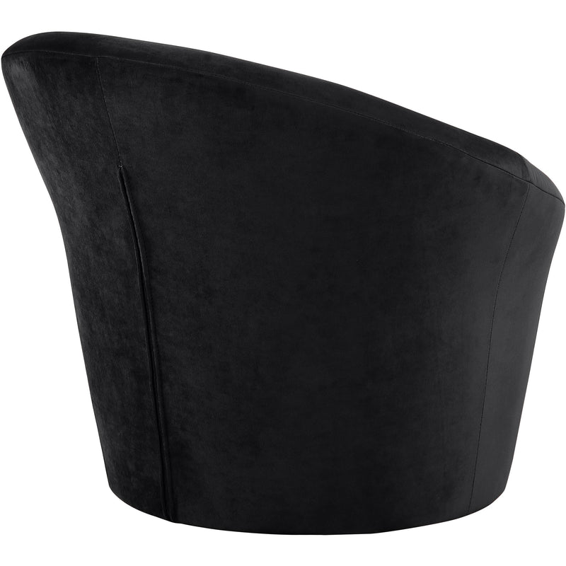 Meridian Tristan Black Velvet Accent Chair IMAGE 6