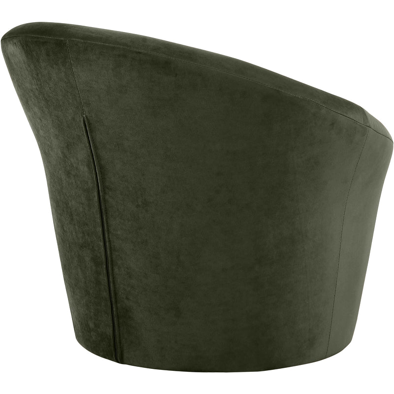 Meridian Tristan Green Velvet Accent Chair IMAGE 6