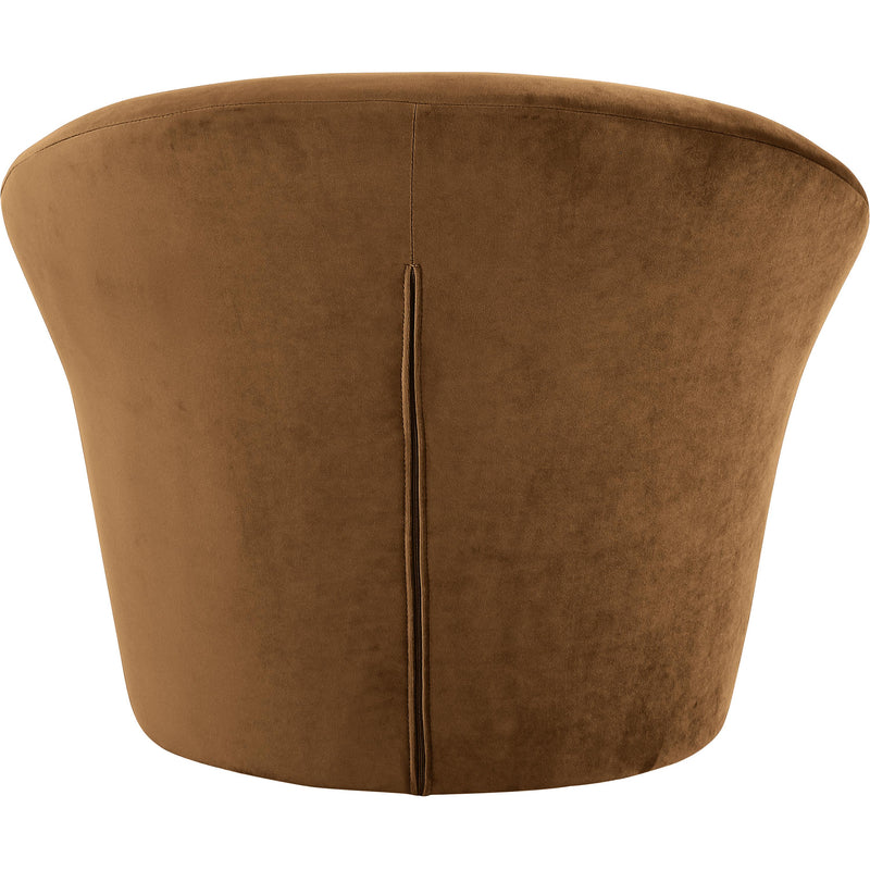 Meridian Tristan Saddle Velvet Accent Chair IMAGE 5