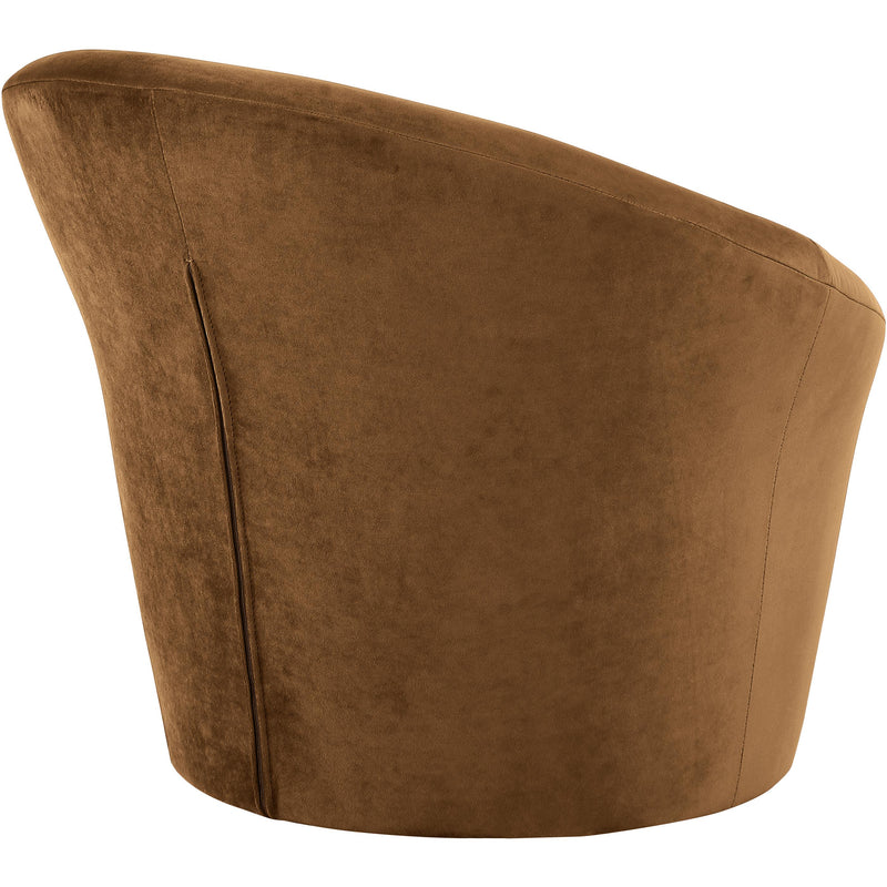 Meridian Tristan Saddle Velvet Accent Chair IMAGE 6
