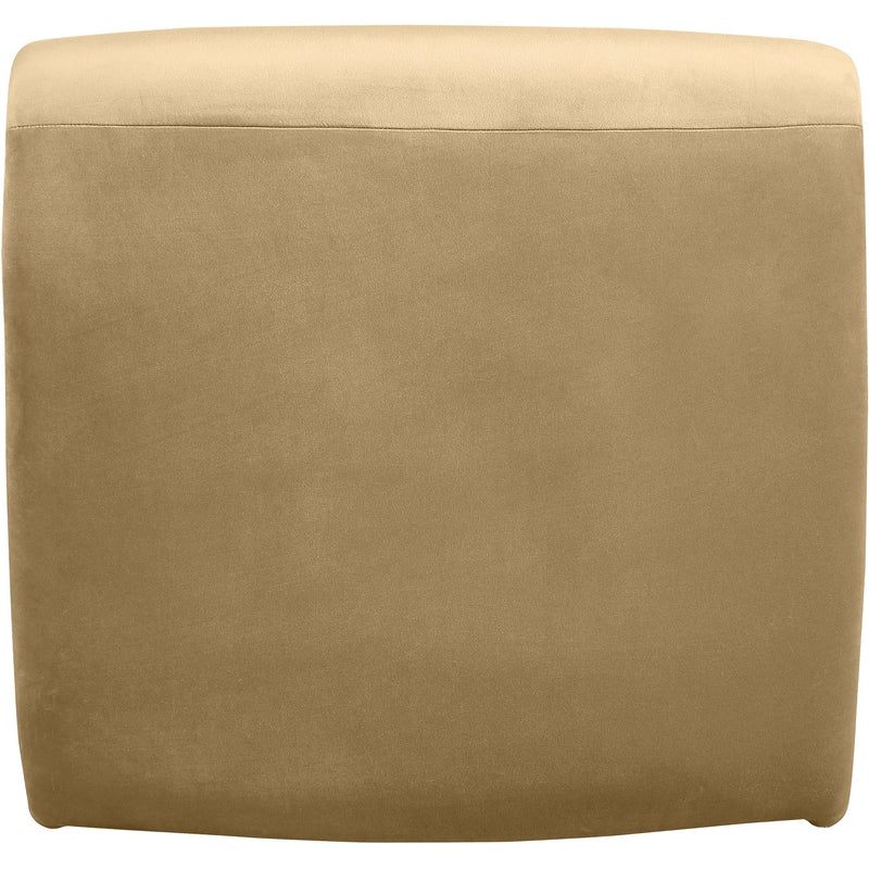 Meridian Nouveau Camel Velvet Accent Chair IMAGE 5