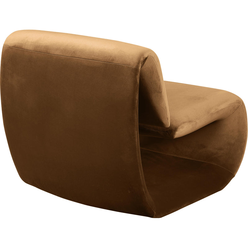 Meridian Nouveau Saddle Velvet Accent Chair IMAGE 6