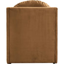 Meridian Sigma Saddle Velvet Accent Chair IMAGE 5