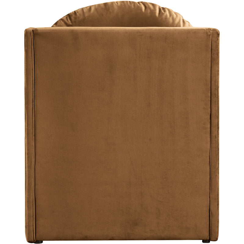 Meridian Sigma Saddle Velvet Accent Chair IMAGE 5