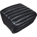 Meridian Vega Black Vegan Leather Ottoman IMAGE 5