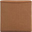 Meridian Vega Cognac Vegan Leather Accent Chair IMAGE 5