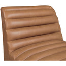 Meridian Vega Cognac Vegan Leather Accent Chair IMAGE 7