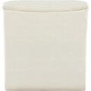 Meridian Vega Cream Vegan Leather Accent Chair IMAGE 5