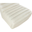 Meridian Vega Cream Vegan Leather Accent Chair IMAGE 6