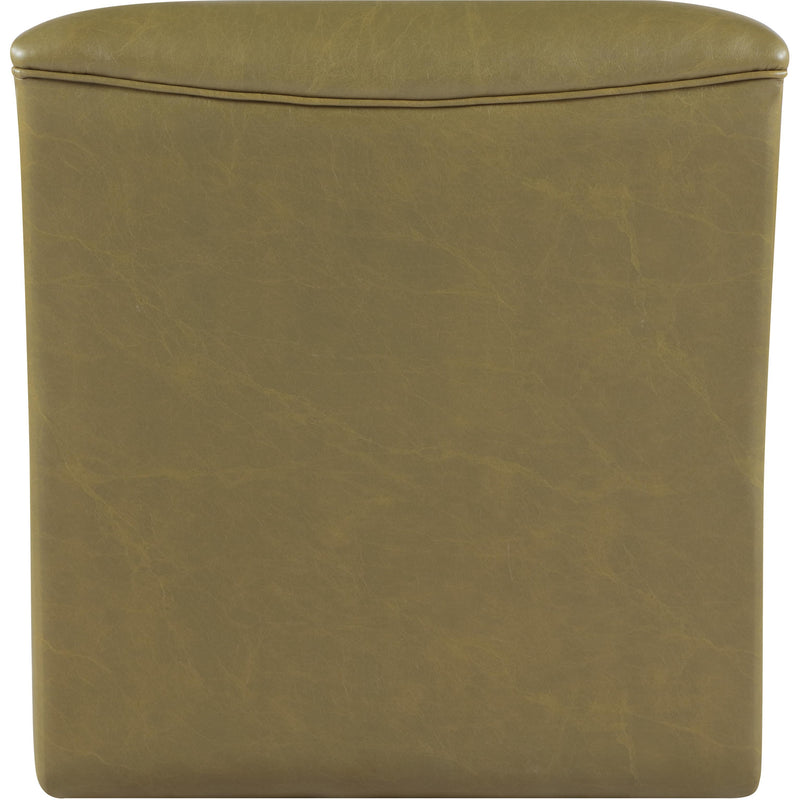 Meridian Vega Olive Vegan Leather Accent Chair IMAGE 5