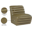 Meridian Vega Olive Vegan Leather Accent Chair IMAGE 9