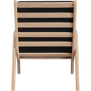 Meridian Randal Black Vegan Leather Accent Chair IMAGE 5