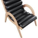 Meridian Randal Black Vegan Leather Accent Chair IMAGE 7