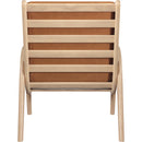 Meridian Randal Cognac Vegan Leather Accent Chair IMAGE 5