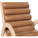 Meridian Randal Cognac Vegan Leather Accent Chair IMAGE 6