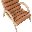 Meridian Randal Cognac Vegan Leather Accent Chair IMAGE 7