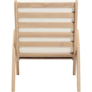 Meridian Randal Cream Vegan Leather Accent Chair IMAGE 5