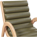 Meridian Randal Olive Vegan Leather Accent Chair IMAGE 6