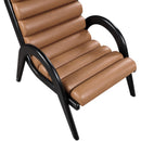 Meridian Randal Cognac Vegan Leather Accent Chair IMAGE 7