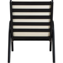 Meridian Randal Cream Vegan Leather Accent Chair IMAGE 5