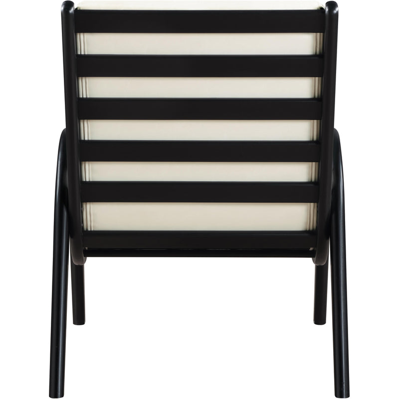 Meridian Randal Cream Vegan Leather Accent Chair IMAGE 5