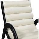 Meridian Randal Cream Vegan Leather Accent Chair IMAGE 6