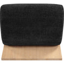 Meridian Akira Black Fabric Accent Chair IMAGE 5