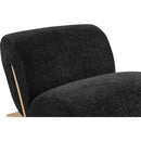 Meridian Akira Black Fabric Accent Chair IMAGE 6