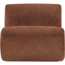 Meridian Akira Cognac Fabric Accent Chair IMAGE 3