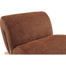Meridian Akira Cognac Fabric Accent Chair IMAGE 6