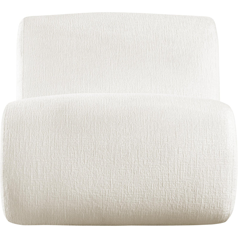 Meridian Akira Cream Fabric Accent Chair IMAGE 3