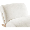 Meridian Akira Cream Fabric Accent Chair IMAGE 6