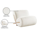 Meridian Akira Cream Fabric Accent Chair IMAGE 9