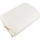 Meridian Akira Cream Fabric Ottoman IMAGE 5