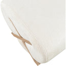 Meridian Akira Cream Fabric Ottoman IMAGE 6