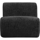 Meridian Akira Black Fabric Accent Chair IMAGE 3