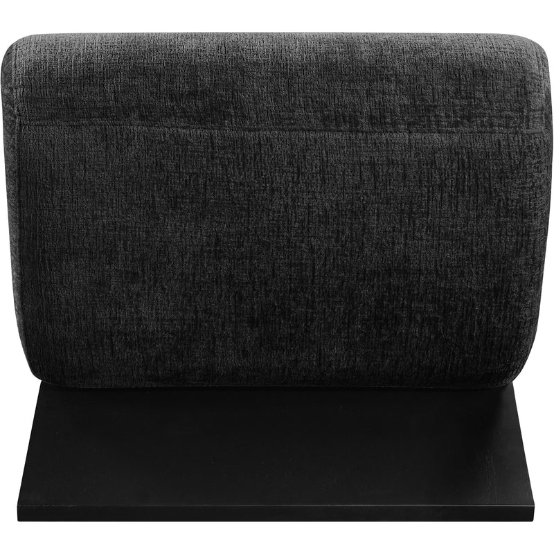 Meridian Akira Black Fabric Accent Chair IMAGE 5