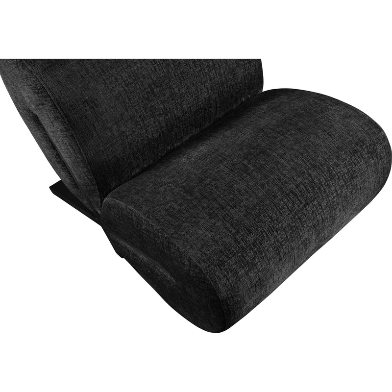 Meridian Akira Black Fabric Accent Chair IMAGE 7
