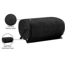 Meridian Akira Black Fabric Ottoman IMAGE 8