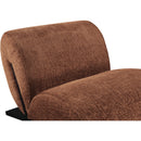 Meridian Akira Cognac Fabric Accent Chair IMAGE 6