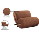 Meridian Akira Cognac Fabric Accent Chair IMAGE 9