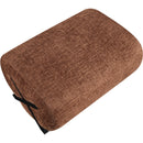 Meridian Akira Cognac Fabric Ottoman IMAGE 5