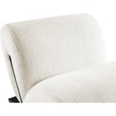 Meridian Akira Cream Fabric Accent Chair IMAGE 6